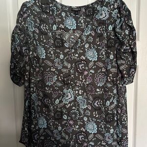 Torrid Pastel Floral Blouse